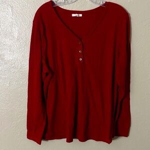 Maurice’s Plus Size Women’s Top Red 1X